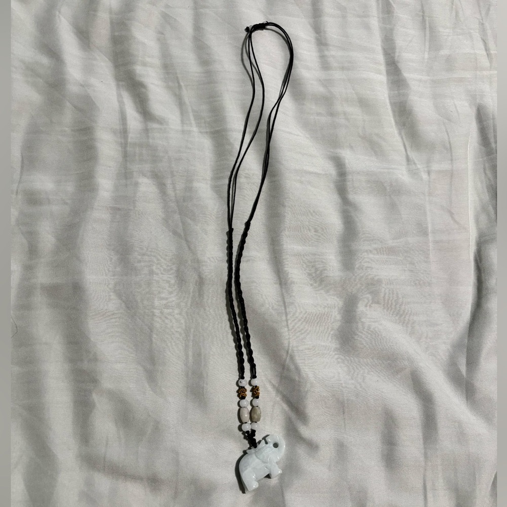 Jade Elephant Necklace